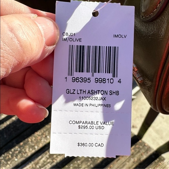 Coach Olive Green Shoulder Crossbody Bag with Big Buckle Details. NWT. SALE!!!! - Picture 12 of 12